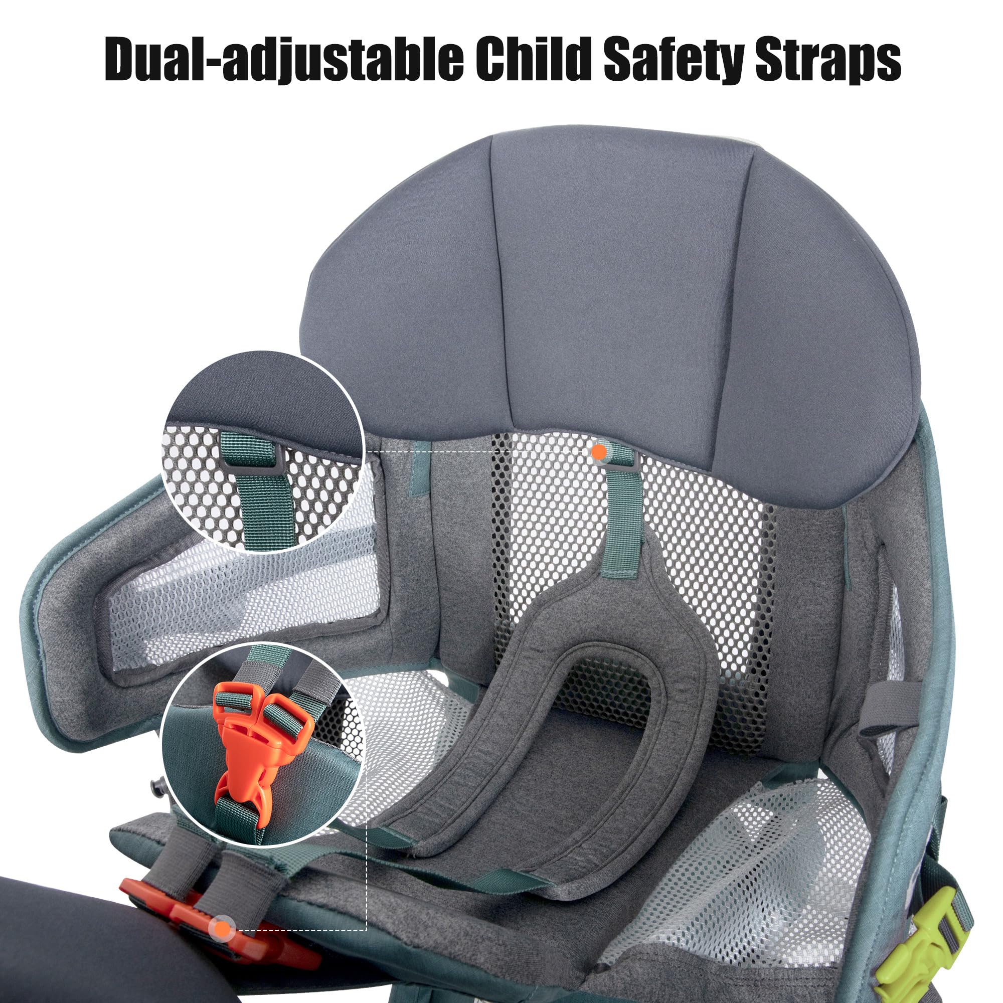 WIPHA adjustable footrest helps maintain proper leg position.