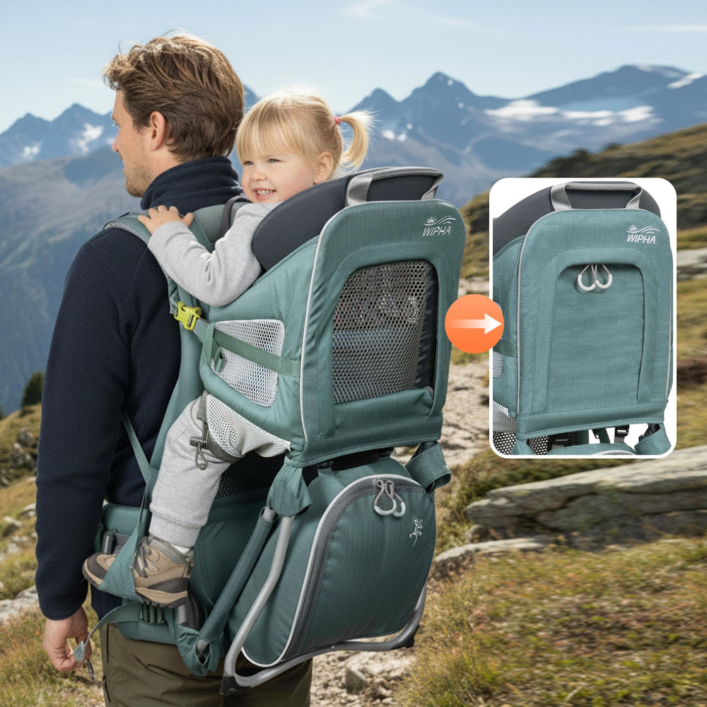 WIPHA 8L storage keeps diapers and snacks organized.