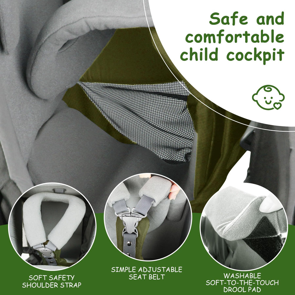 Breathability back panel on WIPHA carrier keeps parent cool