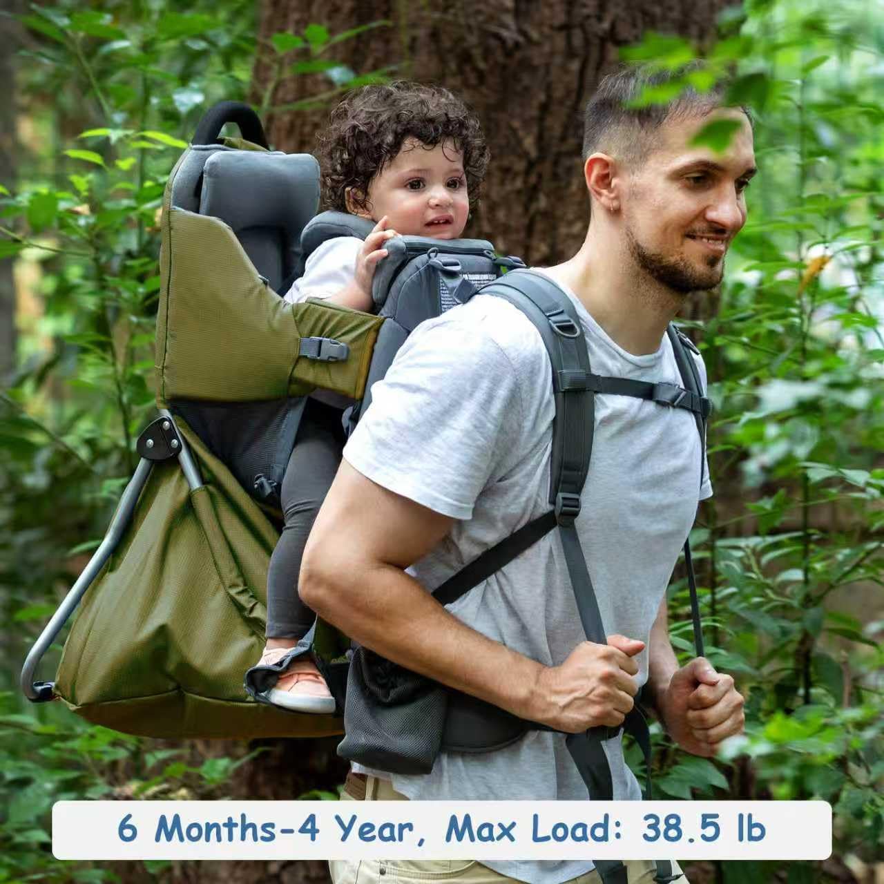 Large under-seat storage on WIPHA carrier for baby essentials