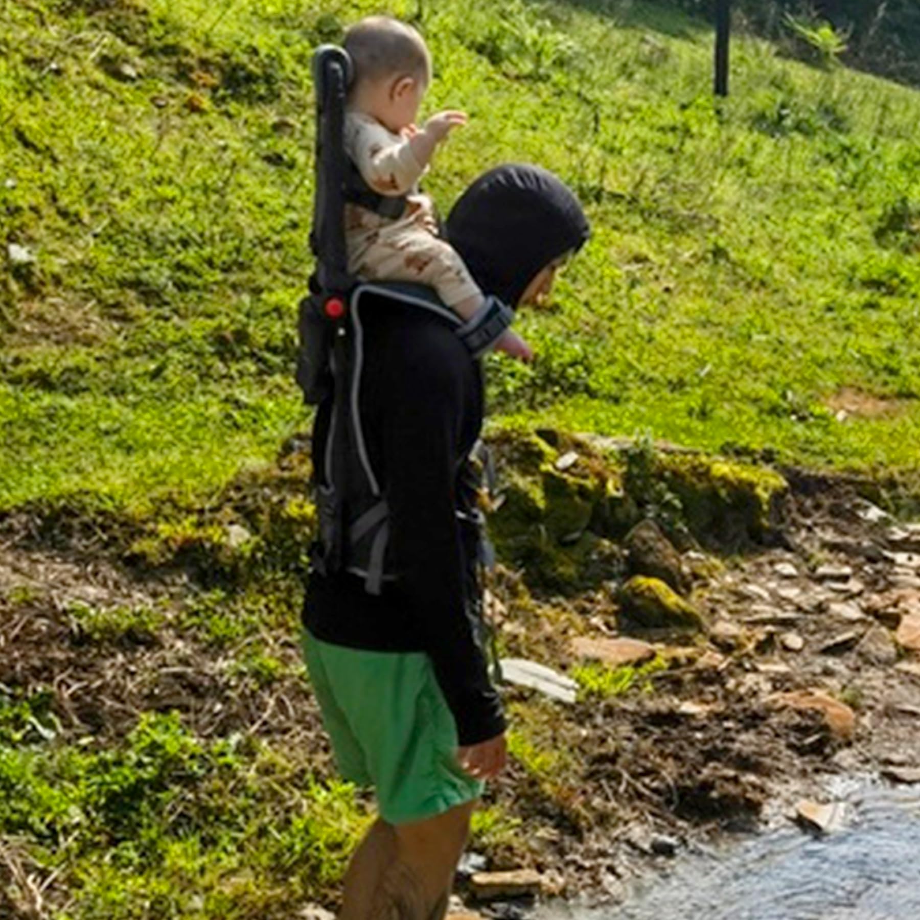 WIPHA carries up to 40 lbs enabling longer adventures with toddlers