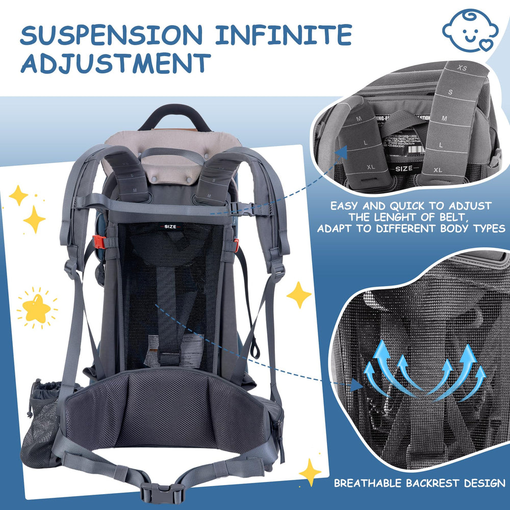 WIPHA adjustable shoulder straps fit various users for balanced carriage