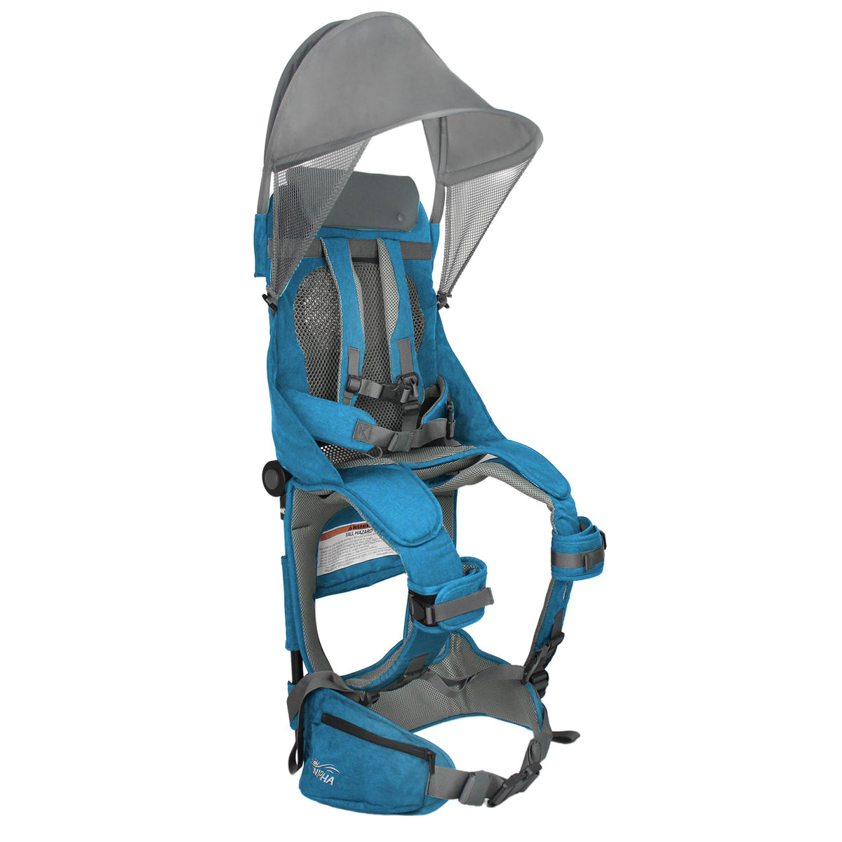 WIPHA hiking backpack carrier with sun shade provides shade for active outdoor adventures.
