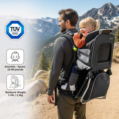 WIPHA carrier back-panel ventilation for cooler hiking sessions