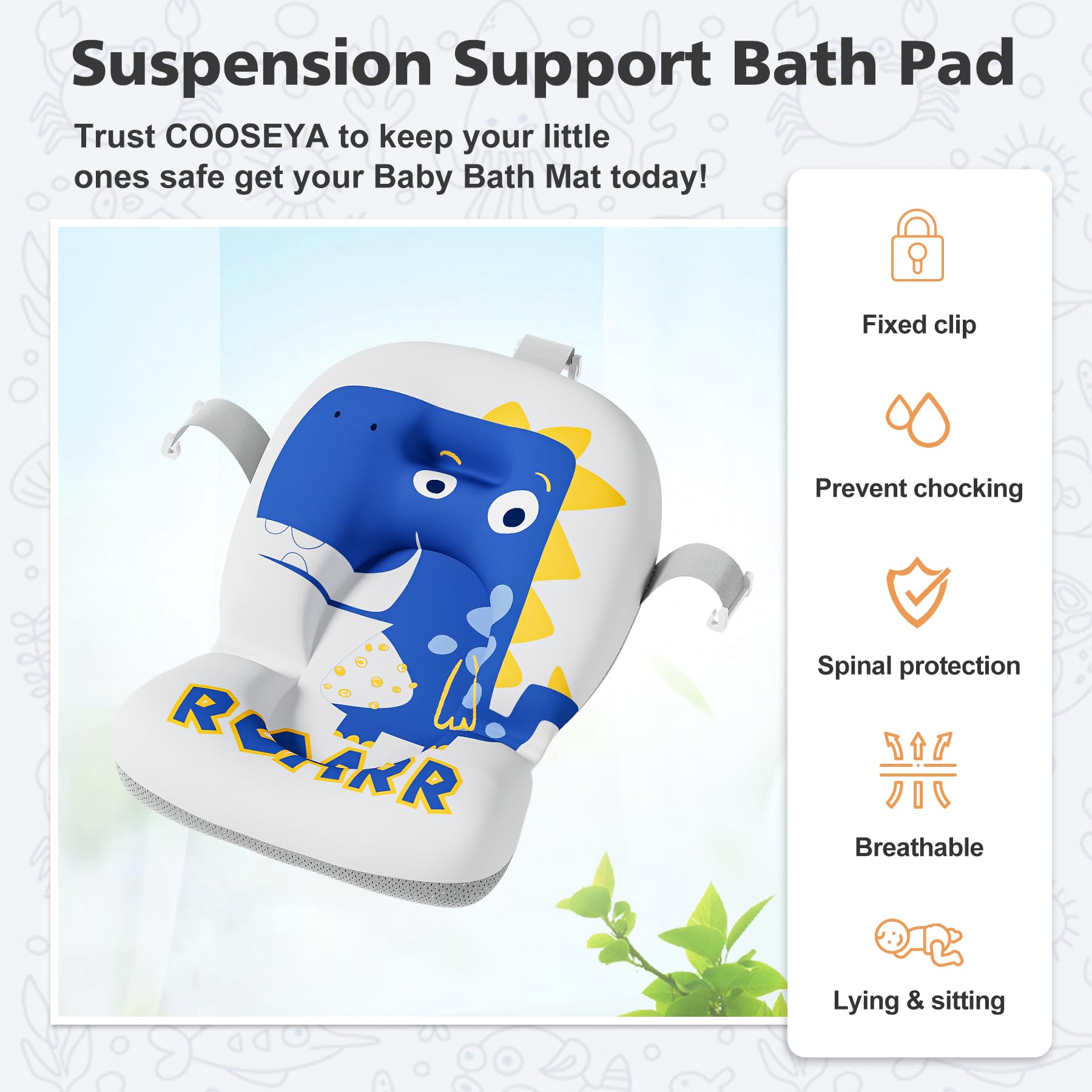wiqins crab shaped design adds playful bath time for infants