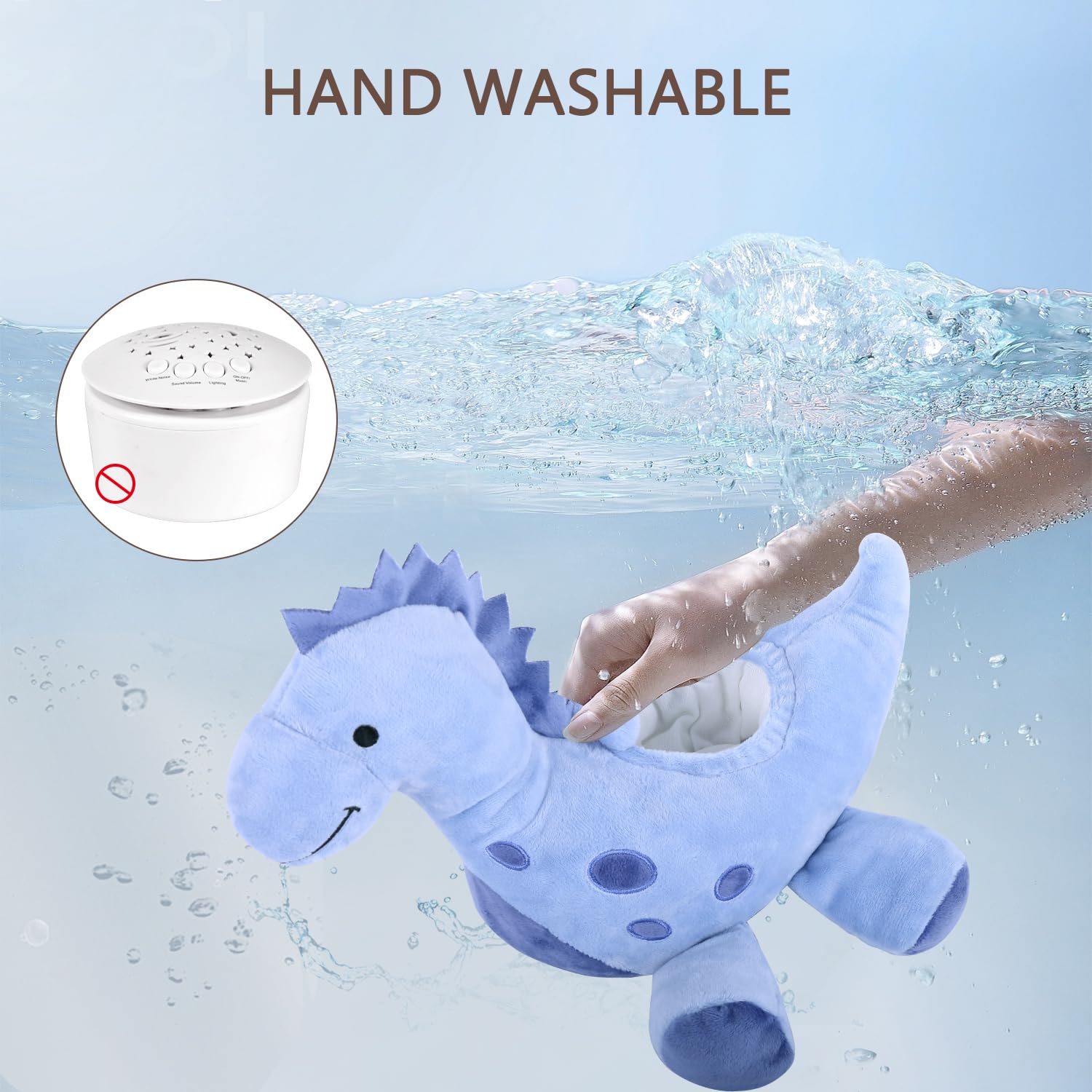 WIQINS baby sleep buddy projects stars while playing lullabies for calming