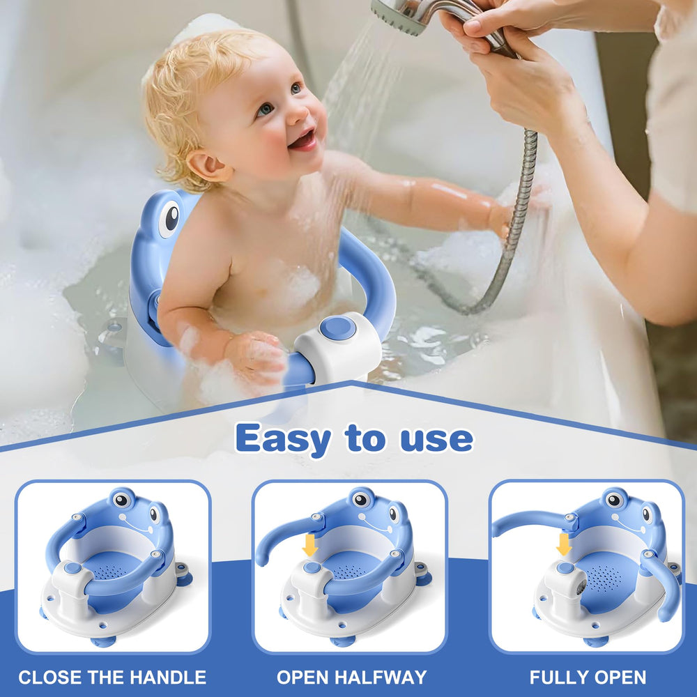 wiqins bath seat offers 360° protection with a secure surround rail