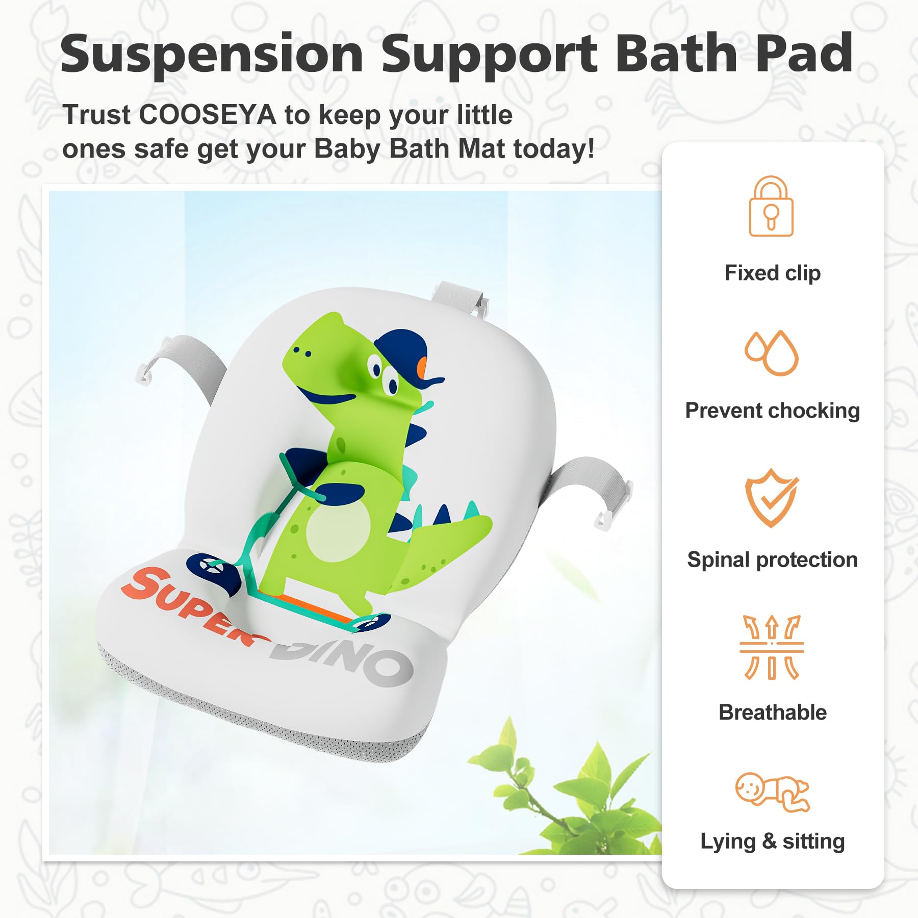 wiqins crab-shaped bath design adds playful fun during bath time