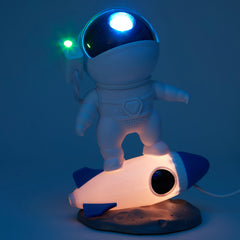 Rocket Man remote control lets you adjust audio and lighting from anywhere.