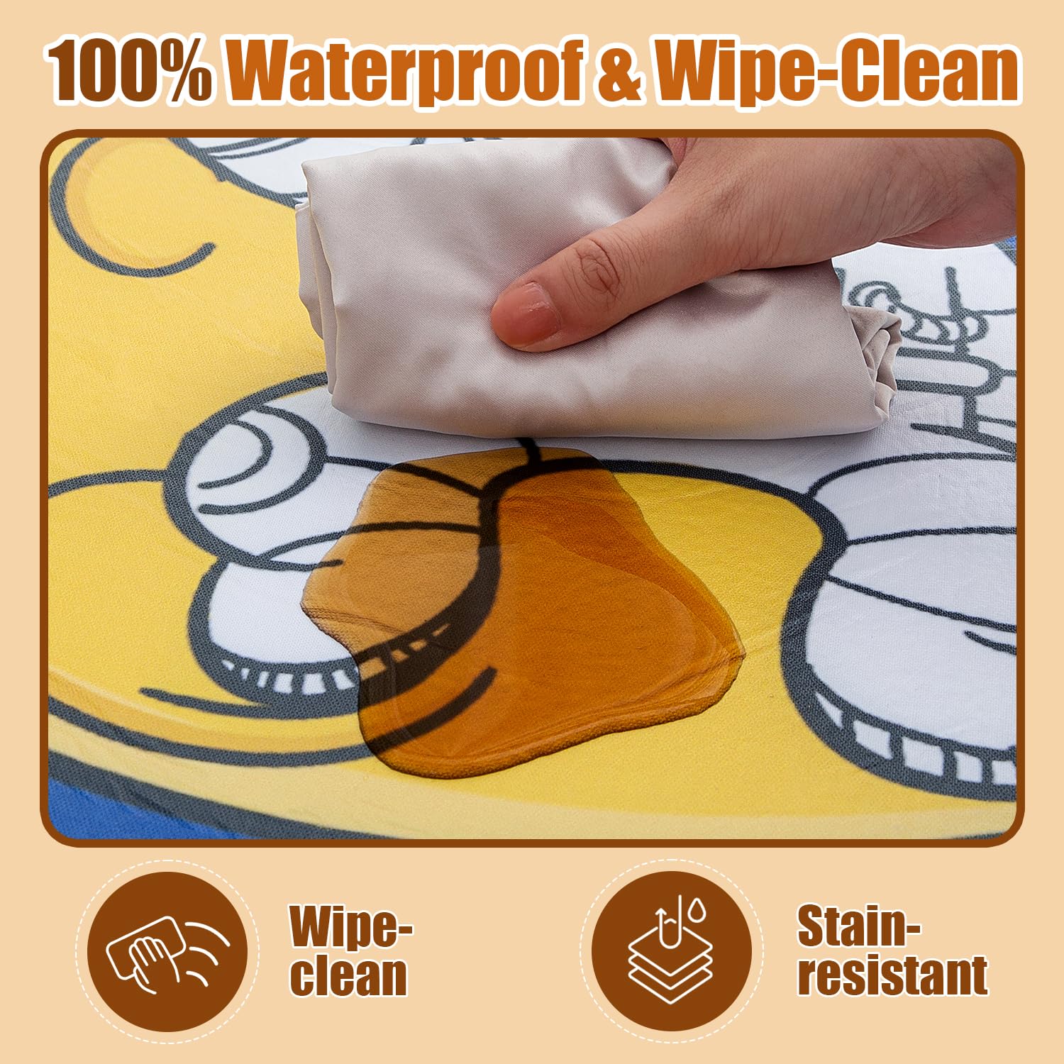 Non-toxic materials used in Wirhao Astron baby play mat