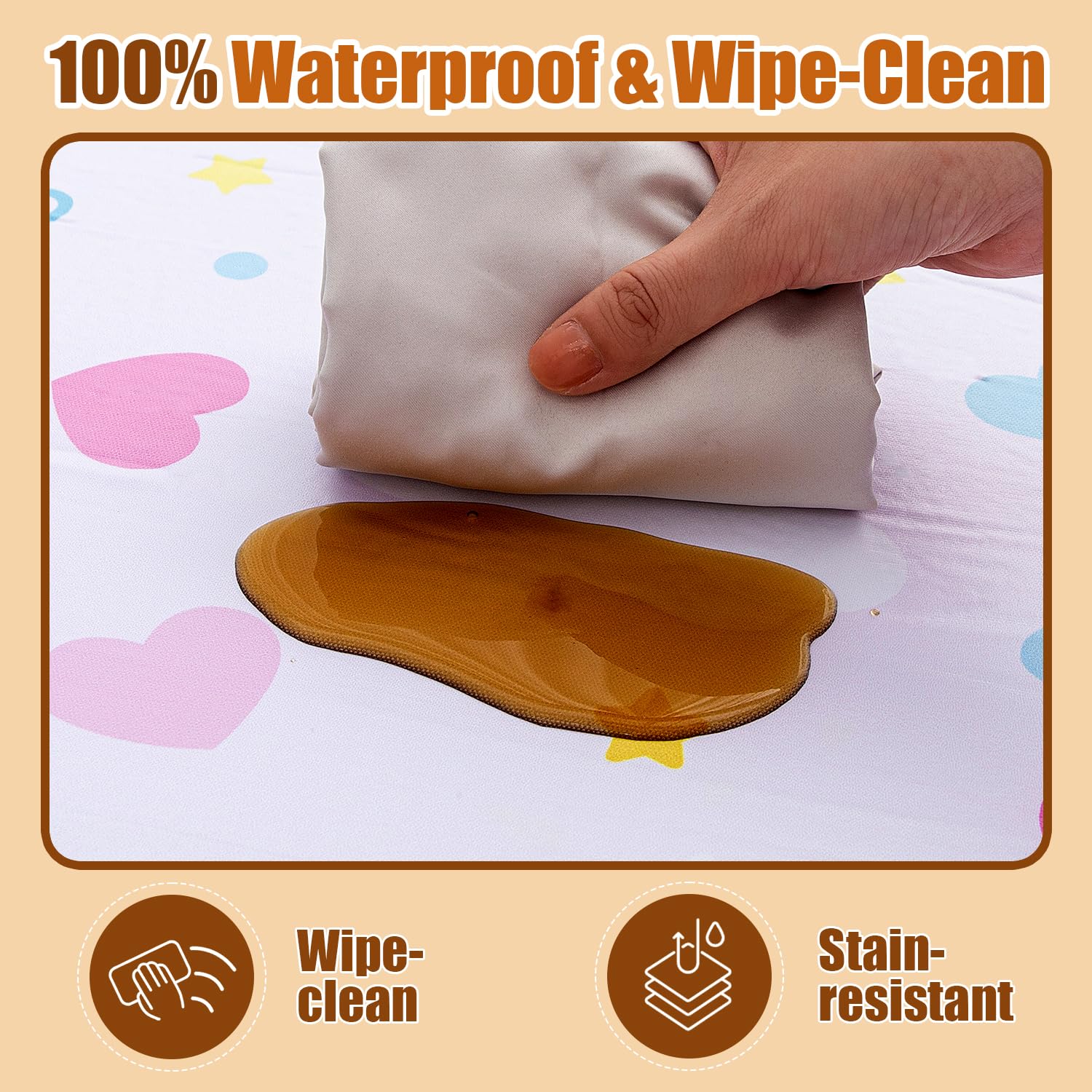 Wirhao Baby Play Mat non-toxic materials for safe play