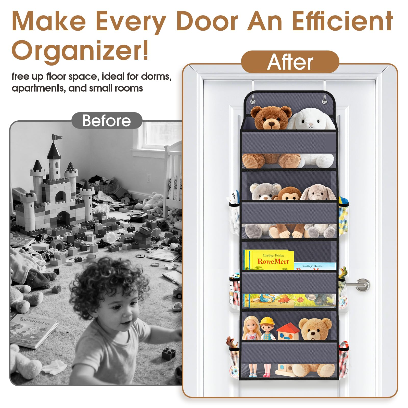 WiseLife fit-range confirms compatibility with doors up to 1.65 inches thick.