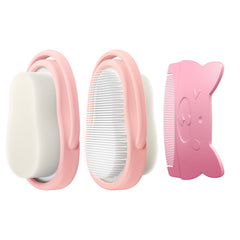 Wishbird 3-in-1 cradle cap brush with soft bristles cleans delicate scalps gently.