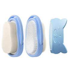 Wishbird cradle cap brush for gentle flakes removal during bath time.