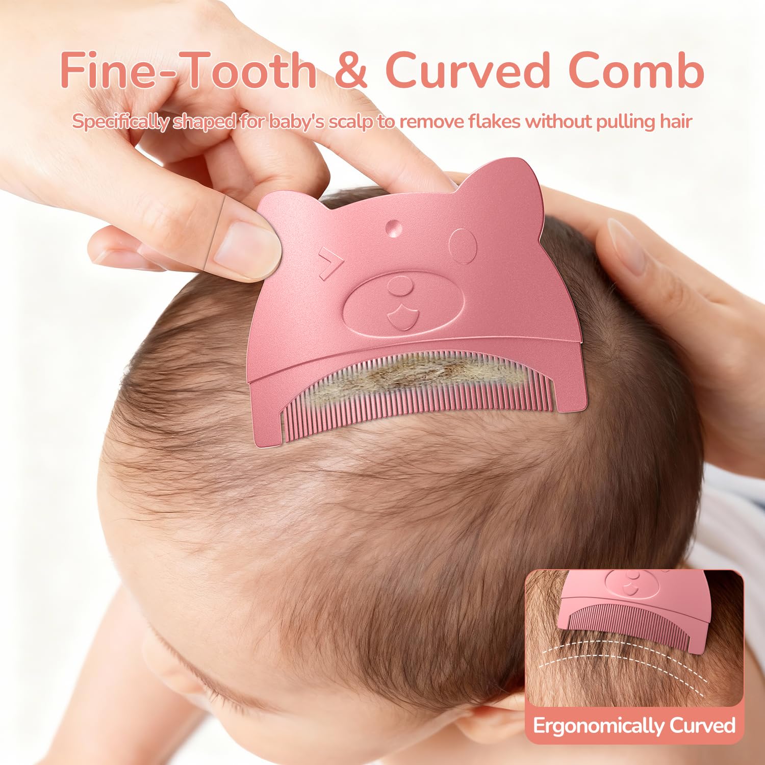 Wishbird hangable non-slip grip ensures secure use with wet hands.
