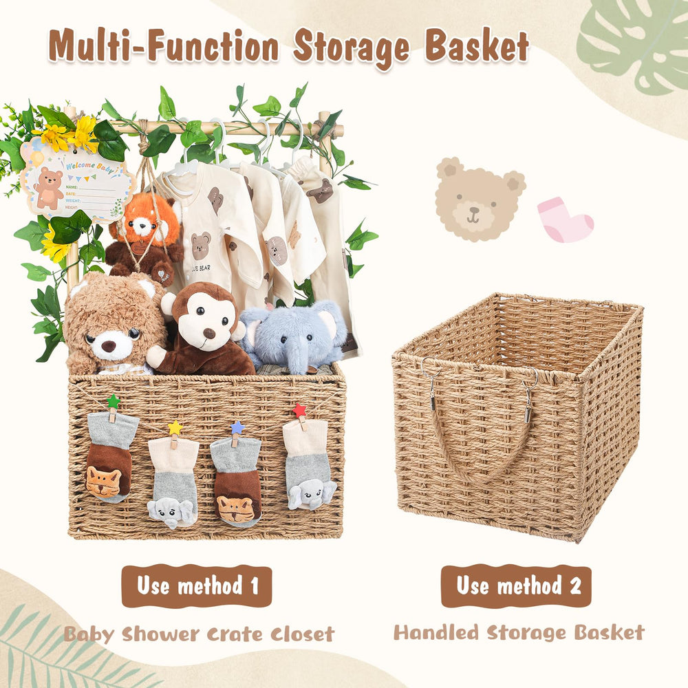 Wisreach handcrafted weaving in natural materials adds a warm, artisanal look.