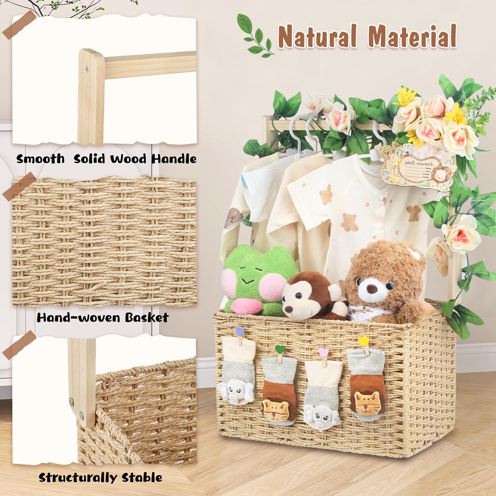Wisreach rattan star decor as a charming centerpiece