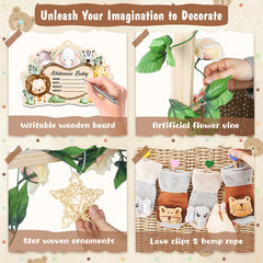 Wisreach wooden heart clip for ribbons or notes