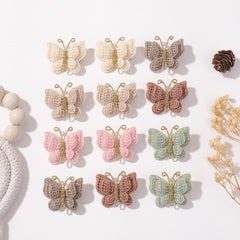 Wistamik butterfly hair clip provides lightweight hold for extended wear.