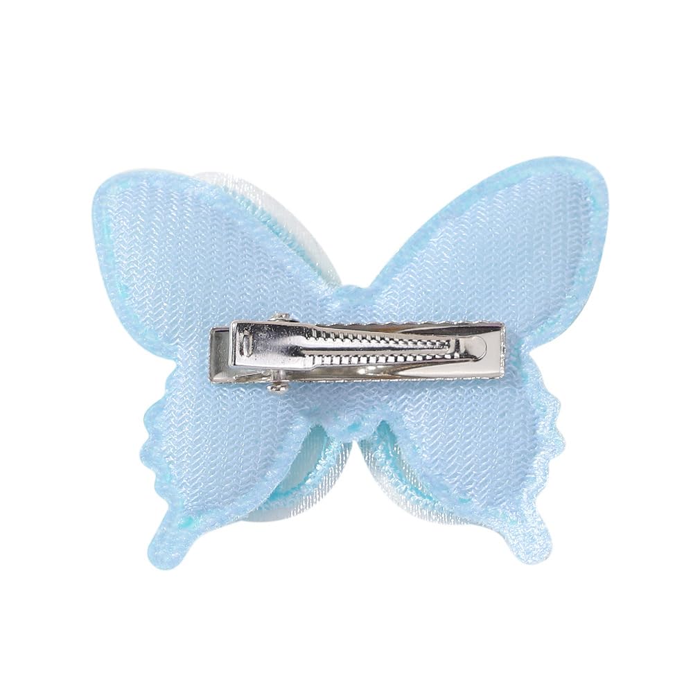 Wistamik butterfly hair clip pink ideal for parties and festive outfits.