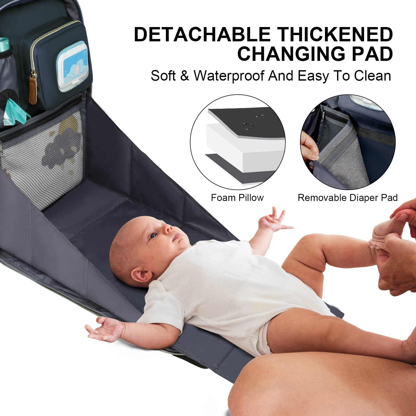 WITSTEP front bottle pocket keeps feeds warm during outings