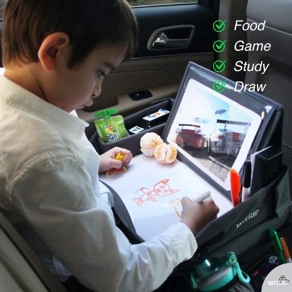 WITRIP built-in tray for tablets and activities on the go