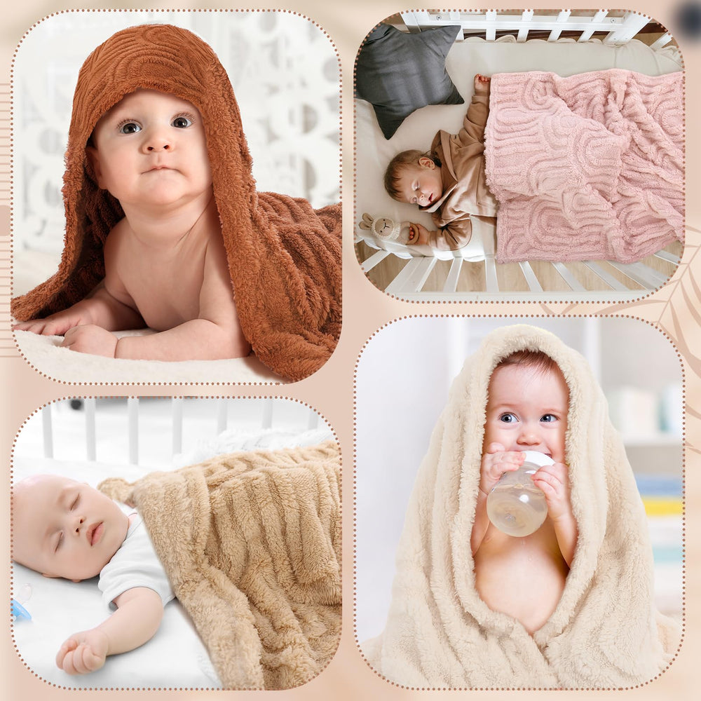 Wiwiqing machine-washable baby blanket simplifies care.