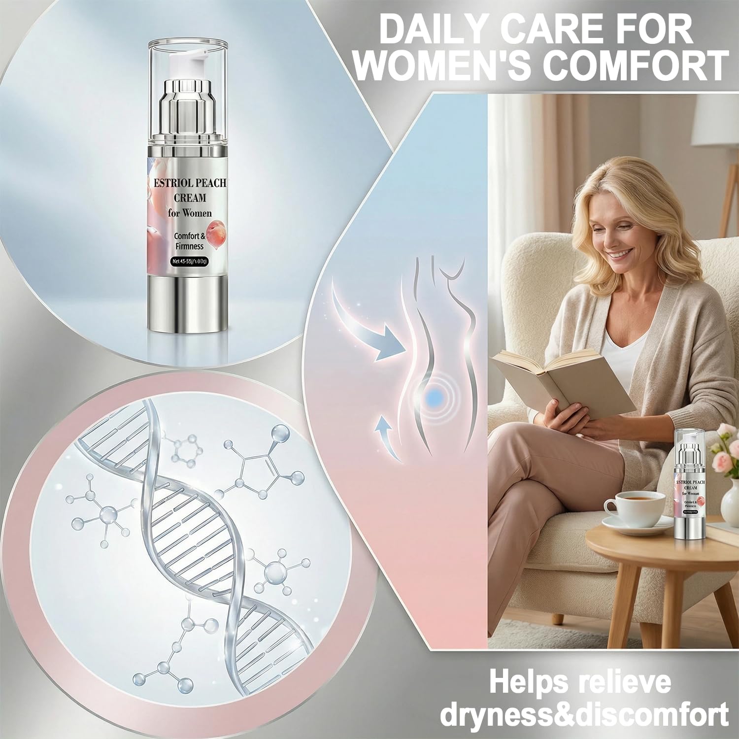 WJunHua pH-balanced formula supports gentle vaginal care.
