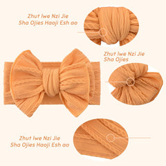WKJHO baby headbands come in six colors for versatile daily looks.
