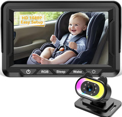 Wkzay backseat camera 1080p delivers a clear backseat view for safer driving