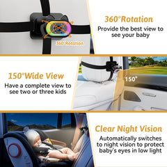 Wkzay easy-installation camera ready in minutes without tools