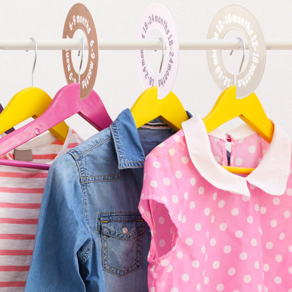 WLLHYF multicolor closet dividers set enhances stylish organization.