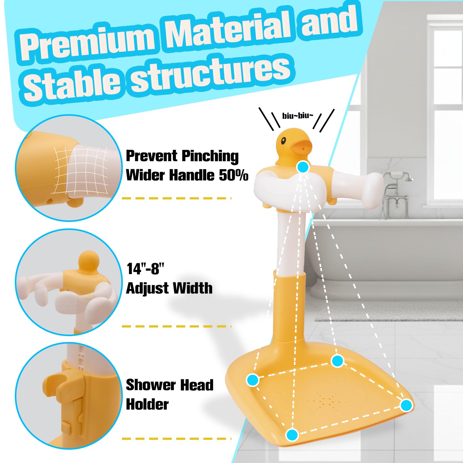 Wmaiwei drainage holes in base keep water drainage simple and quick.