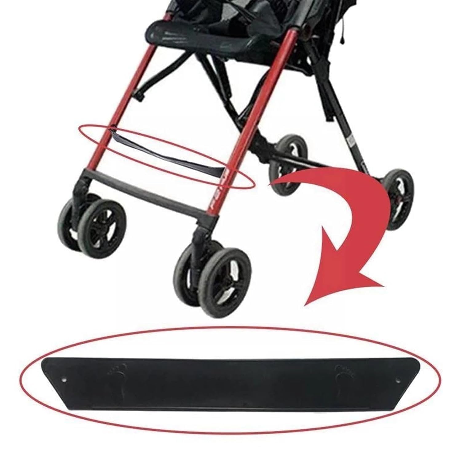 WNHNO 37 cm extension increases seating space for toddlers