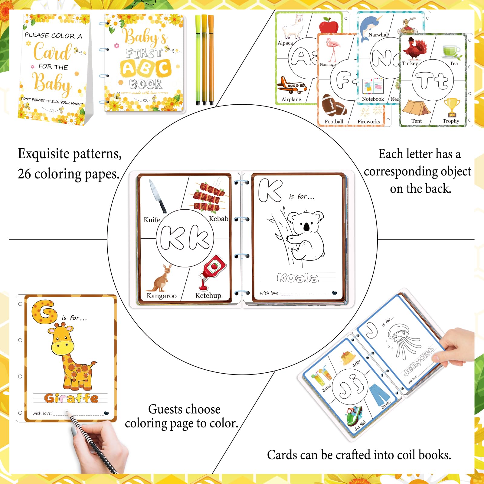 WNINK ABC book turns guest participation into a collaborative keepsake.