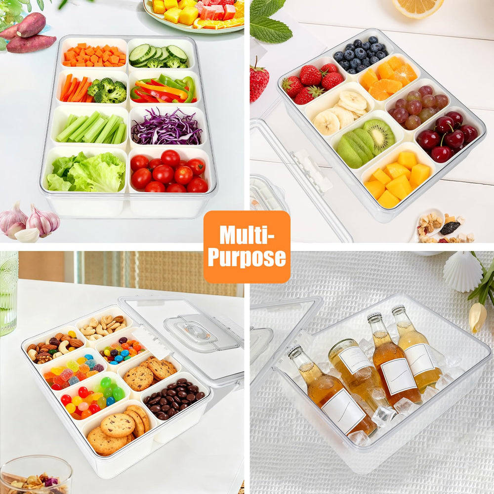 Wn's Day Snackle Box durable food-grade plastic for daily use.