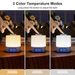 WOBANE Night Light brightness control provides gentle, adaptable night lighting.