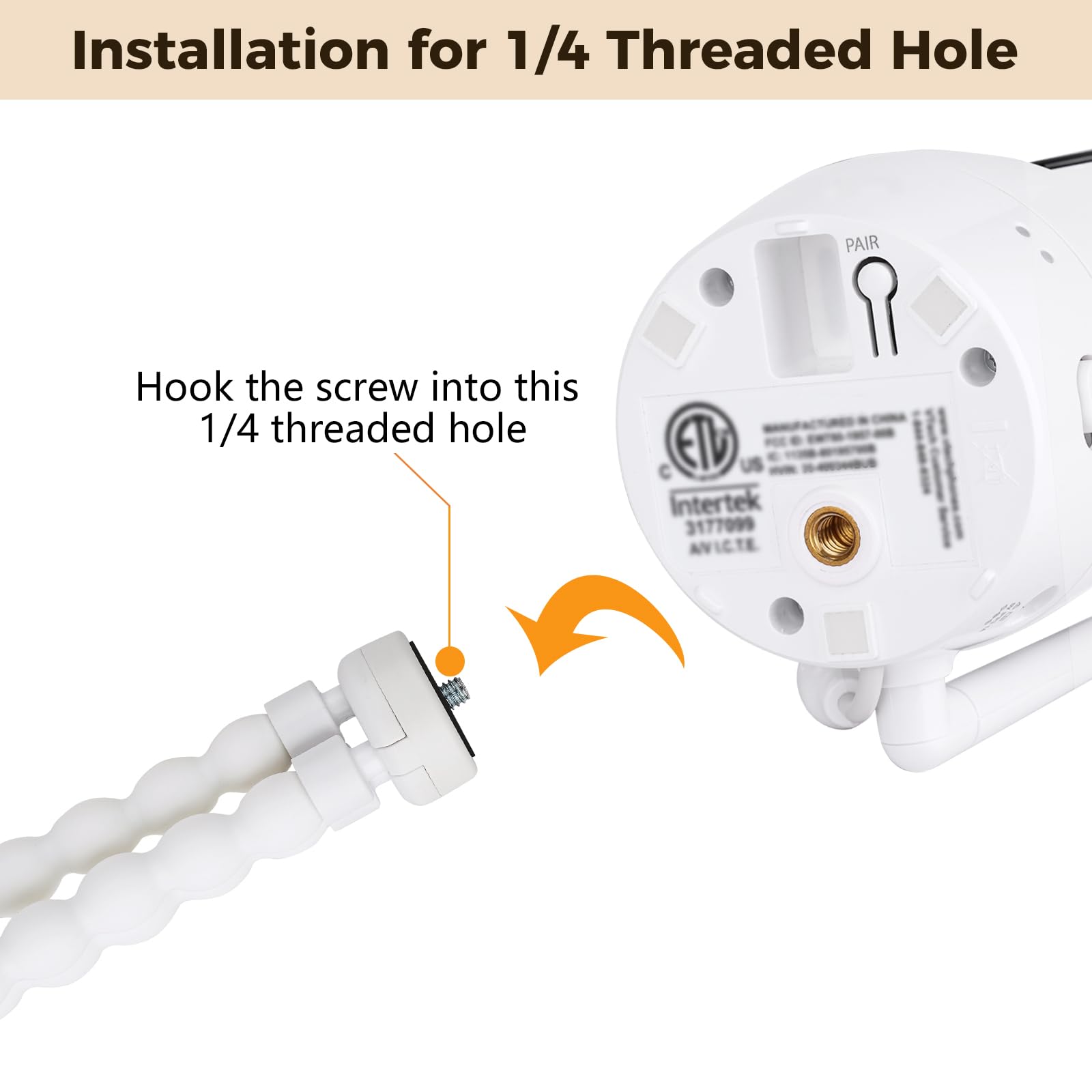 Wochel 1-4 thread mount supports cameras with universal compatibility