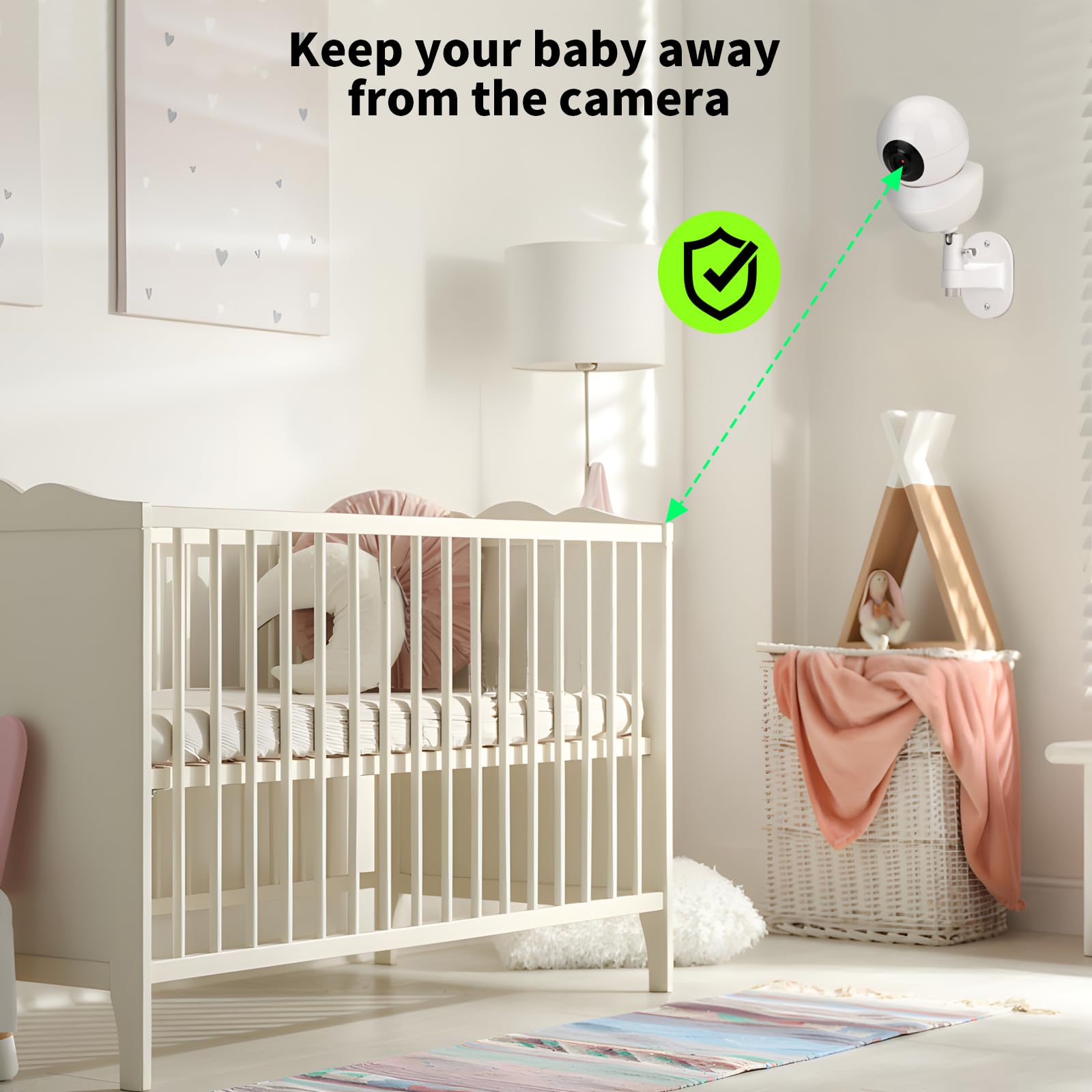 Wochel wall mount shows adhesive or screw installation options for versatile mounting.