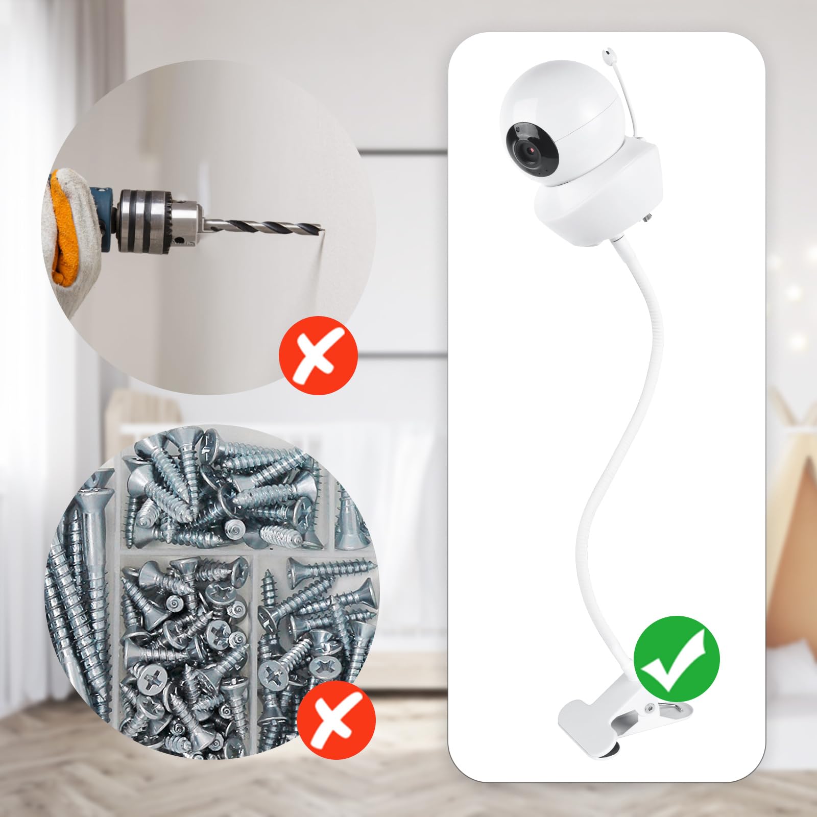 Wochel cable organizer strap keeps cords tidy and safe