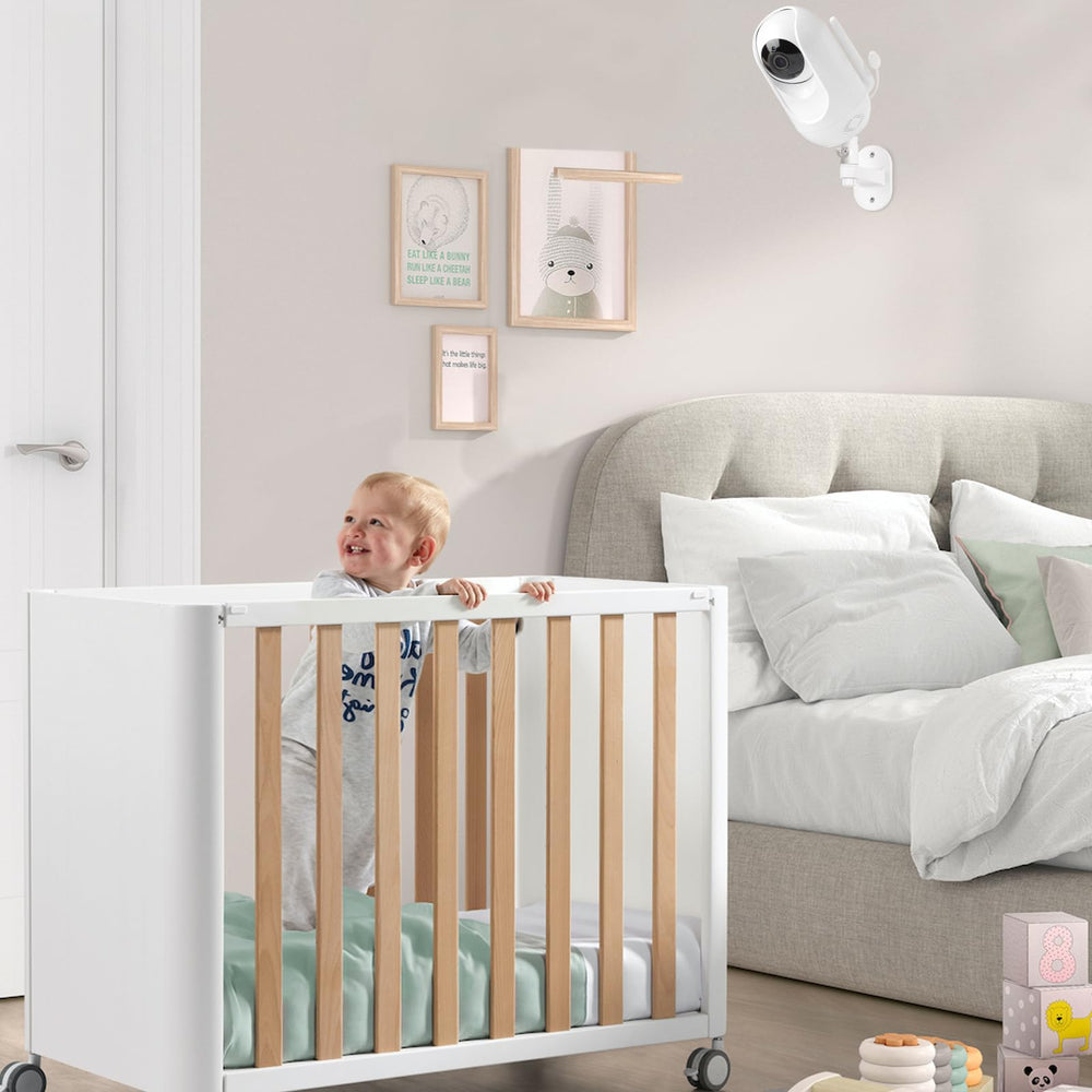 Wochel adjustable angle for better nursery viewing from corners