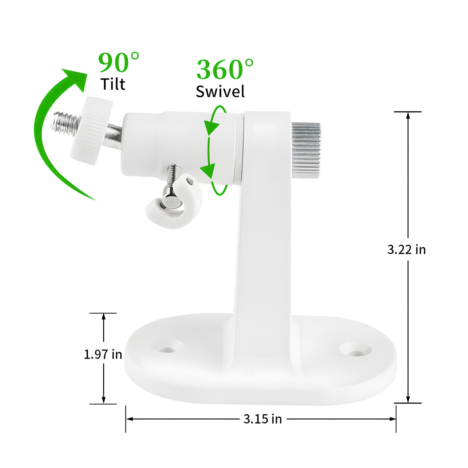 Wochel easy-installation bracket lets you mount in minutes.