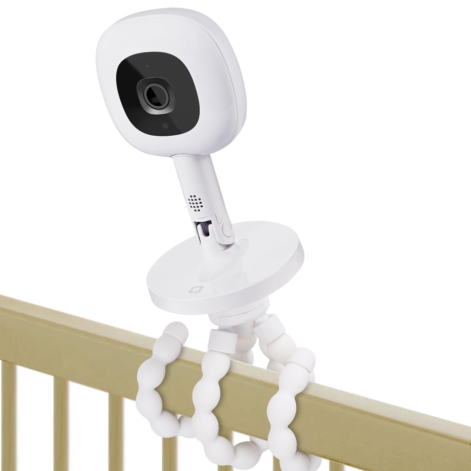Wochel Nanit Pro-compatible mount with flexible stand for secure viewing angles.