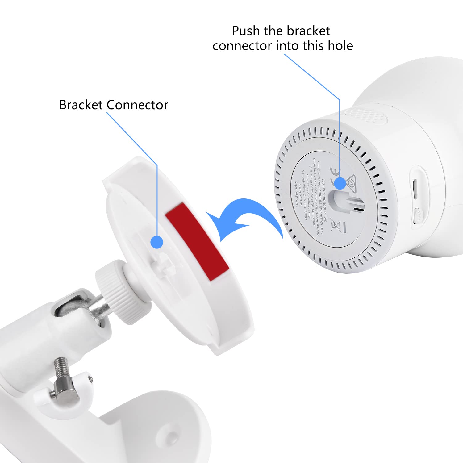 No drill installation with strong tape offers flexible wall placement.