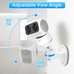 Wochel no-drill mount option with adhesive and screws for quick setup