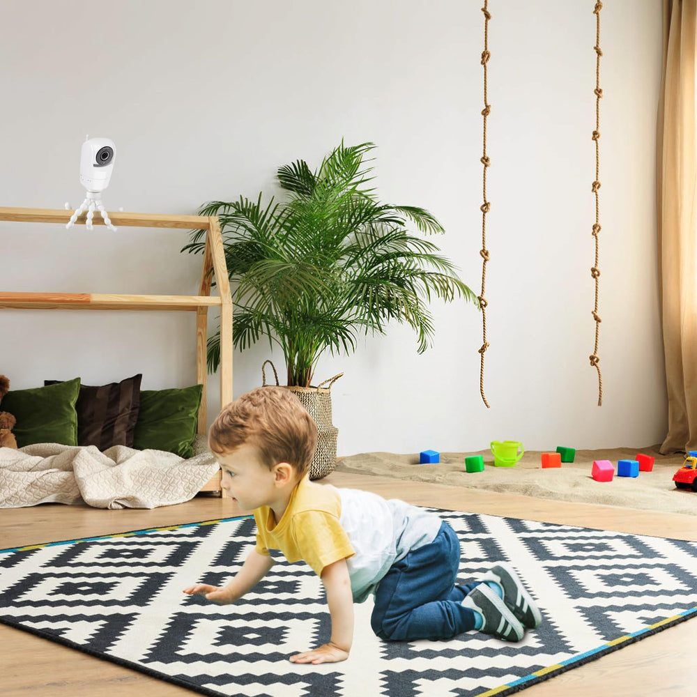 Wochel non-slip silicone grip ensures stable mounting on cribs or shelves