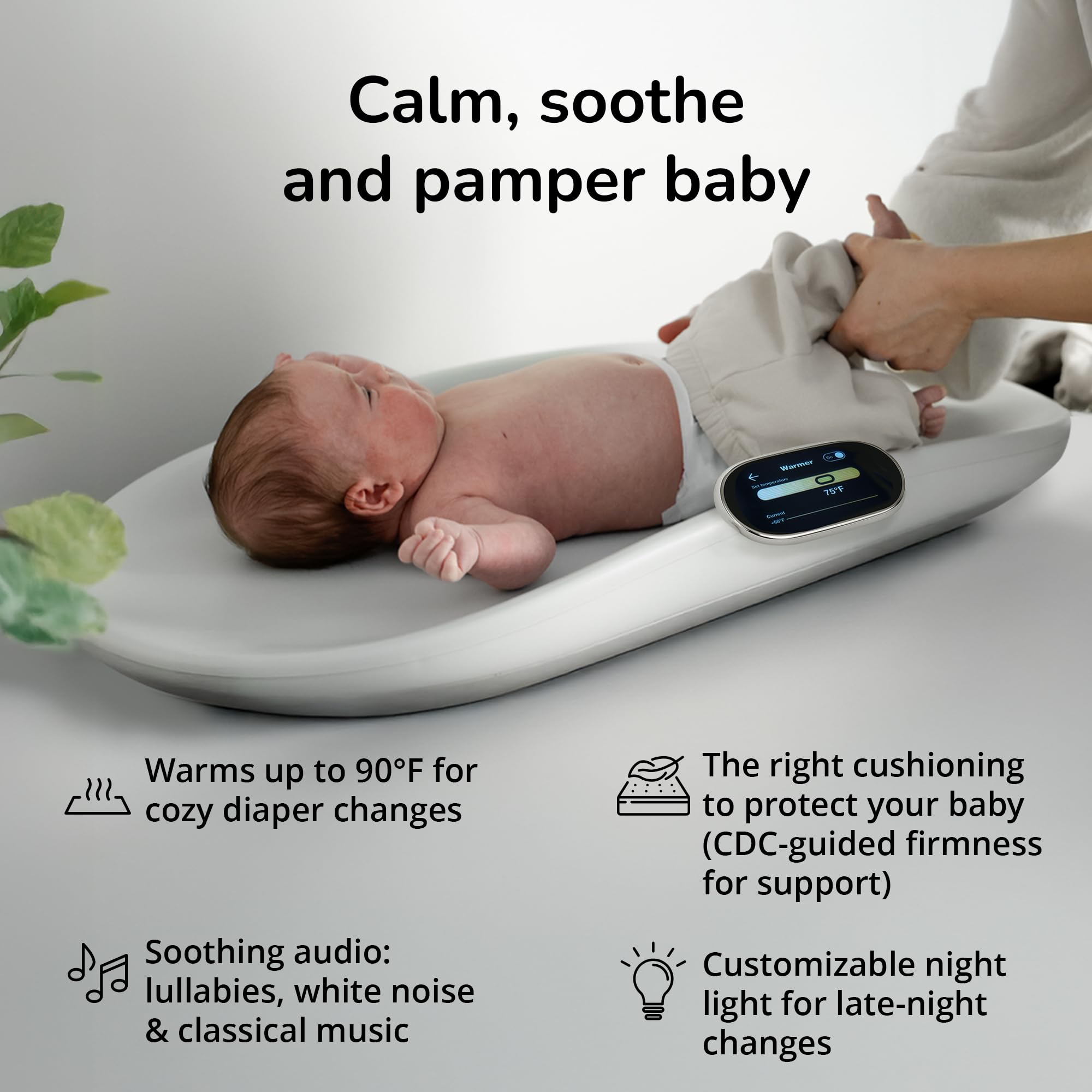 Woddle gentle night light provides soft nighttime illumination