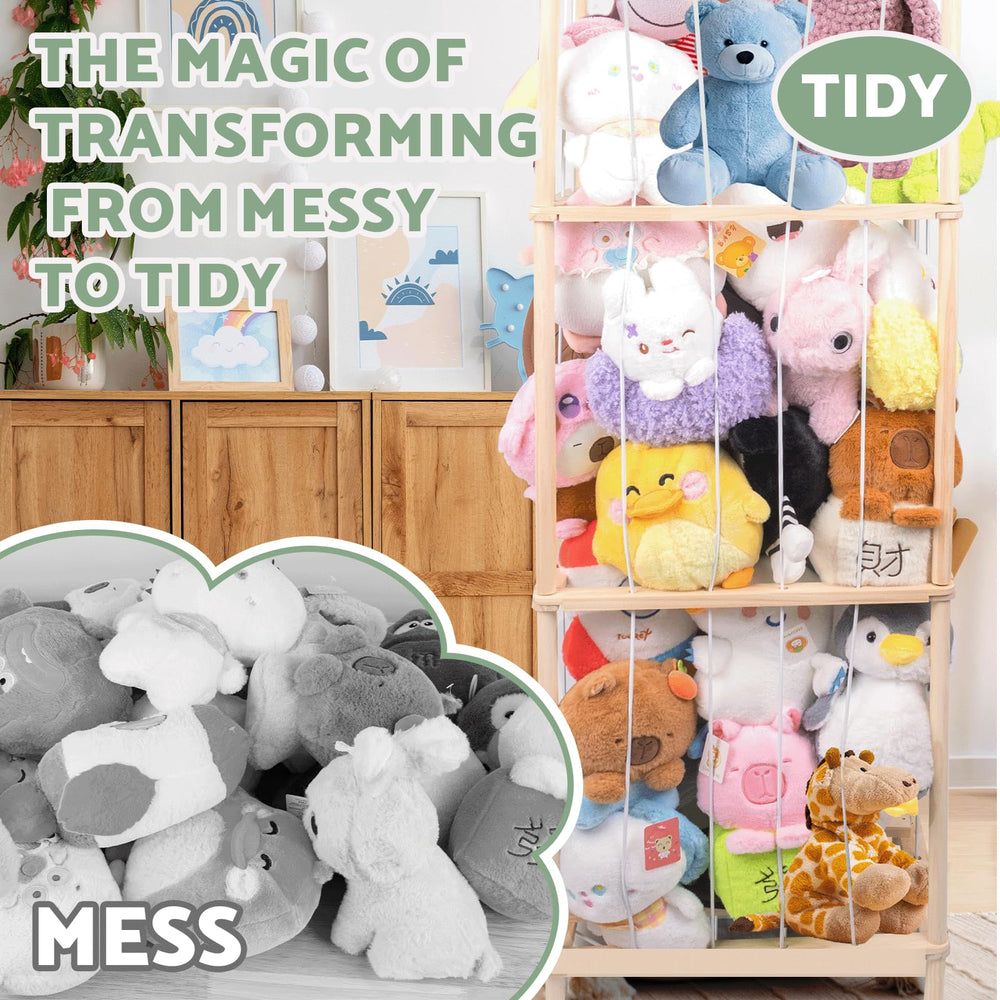 WodGod ideal gift for organizing stuffed animals with style.