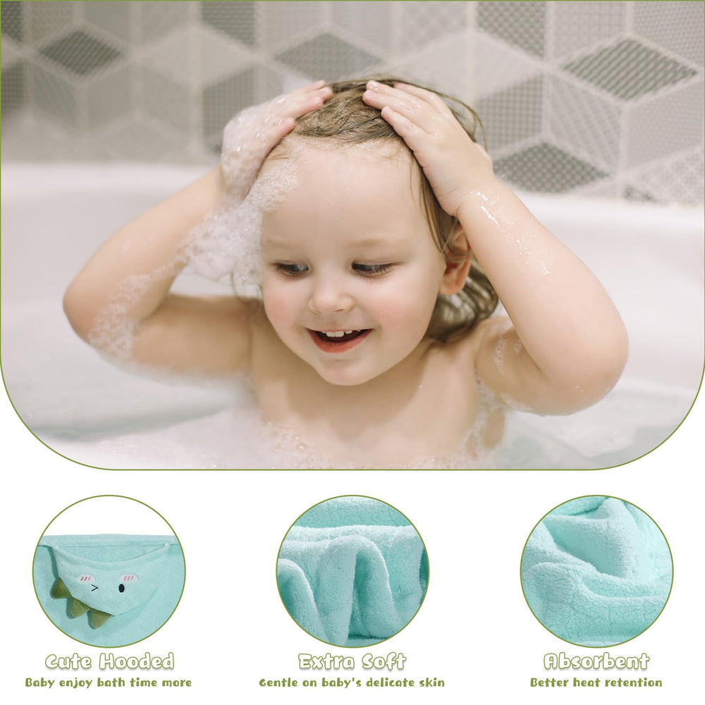 WODHOY daily-use hooded towel suitable after bath, pool, or beach.