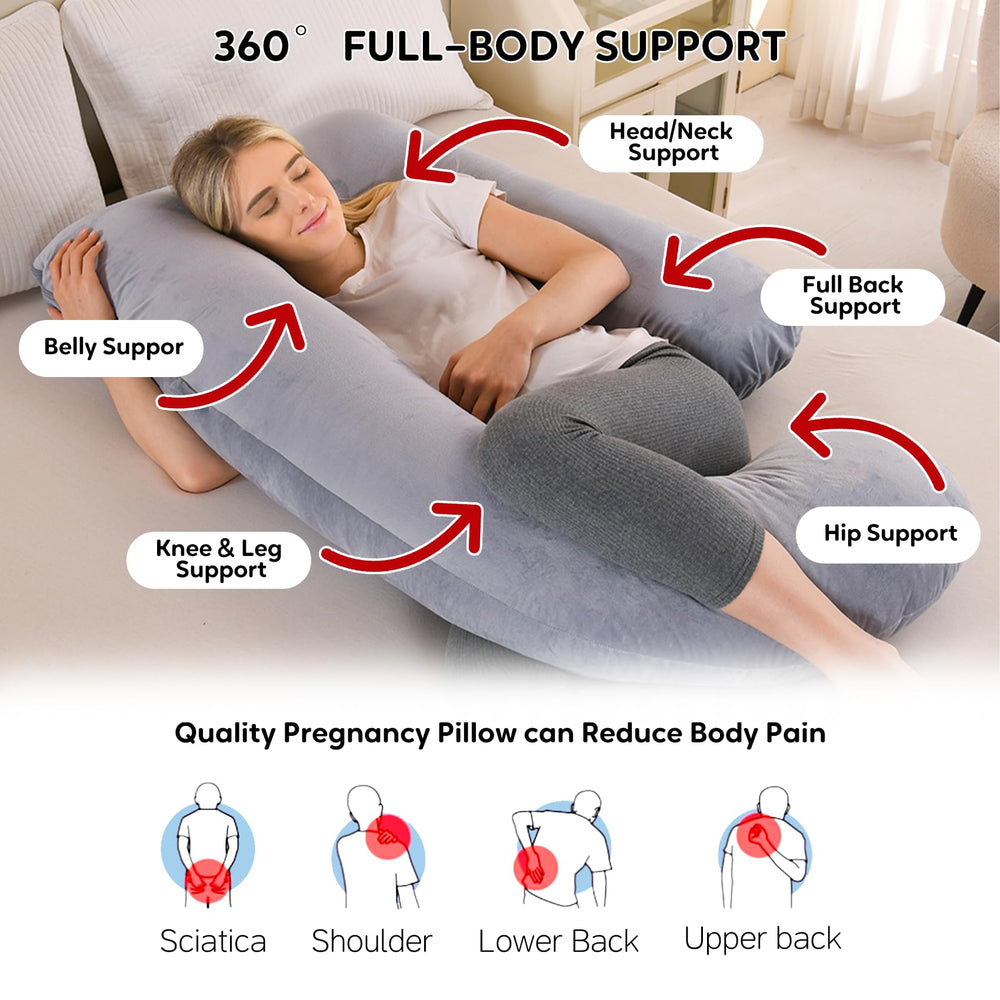 Wodsfay pillow features double-stitched zippers for lasting durability.
